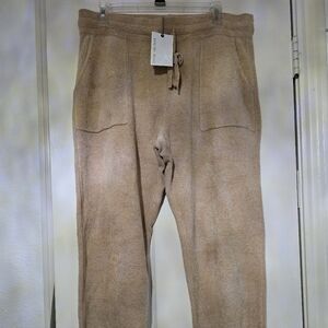 Barefoot Dreams CozyChic Ultralite Camel Color Joggers Sz L